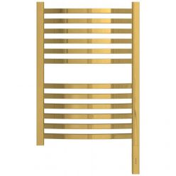 Полотенцесушитель электрический Сунержа Аркус 3.0, высота 60 см, ширина 40 см, диммер слева/справа, цвет золото, 03-5704-6040/03-5705-6040