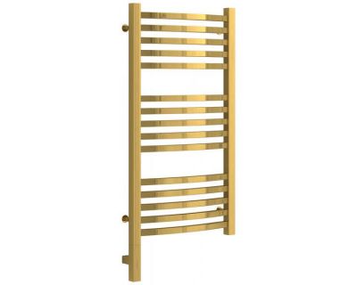 Полотенцесушитель электрический Сунержа Аркус 3.0, высота 80 см, ширина 40 см, диммер слева/справа, цвет золото, 03-5704-8040/03-5705-8040