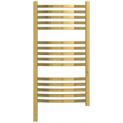 Полотенцесушитель электрический Сунержа Аркус 3.0, высота 80 см, ширина 40 см, диммер слева/справа, цвет золото, 03-5704-8040/03-5705-8040