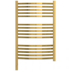 Полотенцесушитель электрический Сунержа Аркус 3.0, высота 80 см, ширина 50 см, диммер слева/справа, цвет золото, 03-5704-8050/03-5705-8050