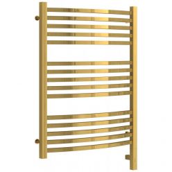 Полотенцесушитель электрический Сунержа Аркус 3.0, высота 80 см, ширина 60 см, диммер слева/справа, цвет золото, 03-5704-8060/03-5705-8060