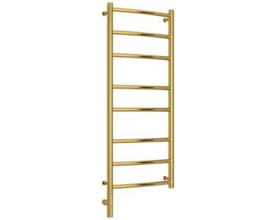 Полотенцесушитель электрический Сунержа Галант 3.0, высота 100 см, ширина 40 см, диммер слева/справа, цвет золото, 03-5800-1040/03-5801-1040