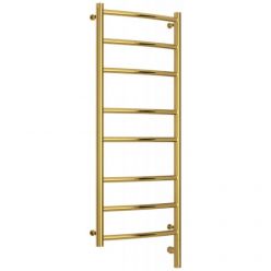 Полотенцесушитель электрический Сунержа Галант 3.0, высота 100 см, ширина 40 см, диммер слева/справа, цвет золото, 03-5800-1040/03-5801-1040