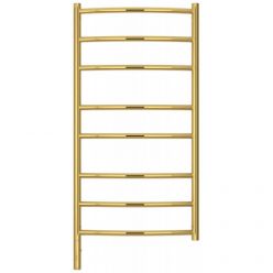 Полотенцесушитель электрический Сунержа Галант 3.0, высота 100 см, ширина 50 см, диммер слева/справа, цвет золото, 03-5800-1050/03-5801-1050