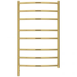 Полотенцесушитель электрический Сунержа Галант 3.0, высота 100 см, ширина 60 см, диммер слева/справа, цвет золото, 03-5800-1060/03-5801-1060