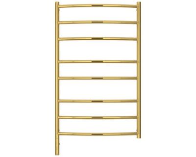 Полотенцесушитель электрический Сунержа Галант 3.0, высота 100 см, ширина 60 см, диммер слева/справа, цвет золото, 03-5800-1060/03-5801-1060