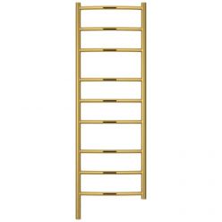 Полотенцесушитель электрический Сунержа Галант 3.0, высота 120 см, ширина 40 см, диммер слева/справа, цвет золото, 03-5800-1240/03-5801-1240