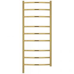 Полотенцесушитель электрический Сунержа Галант 3.0, высота 120 см, ширина 50 см, диммер слева/справа, цвет золото, 03-5800-1250/03-5801-1250