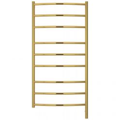 Полотенцесушитель электрический Сунержа Галант 3.0, высота 120 см, ширина 60 см, диммер слева/справа, цвет золото, 03-5800-1260/03-5801-1260