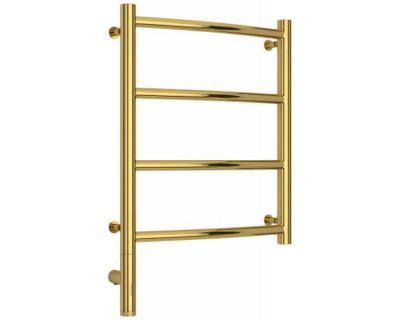 Полотенцесушитель электрический Сунержа Галант 3.0, высота 50 см, ширина 40 см, диммер слева/справа, цвет золото, 03-5800-5040/03-5801-5040