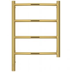 Полотенцесушитель электрический Сунержа Галант 3.0, высота 50 см, ширина 40 см, диммер слева/справа, цвет золото, 03-5800-5040/03-5801-5040