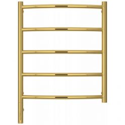 Полотенцесушитель электрический Сунержа Галант 3.0, высота 60 см, ширина 50 см, диммер слева/справа, цвет золото, 03-5800-6050/03-5801-6050