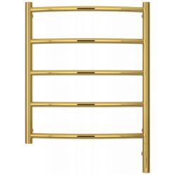 Полотенцесушитель электрический Сунержа Галант 3.0, высота 60 см, ширина 50 см, диммер слева/справа, цвет золото, 03-5800-6050/03-5801-6050