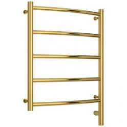 Полотенцесушитель электрический Сунержа Галант 3.0, высота 60 см, ширина 50 см, диммер слева/справа, цвет золото, 03-5800-6050/03-5801-6050