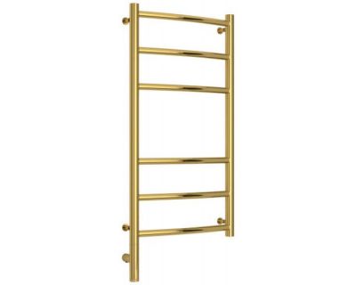 Полотенцесушитель электрический Сунержа Галант 3.0, высота 80 см, ширина 40 см, диммер слева/справа, цвет золото, 03-5800-8040/03-5801-8040