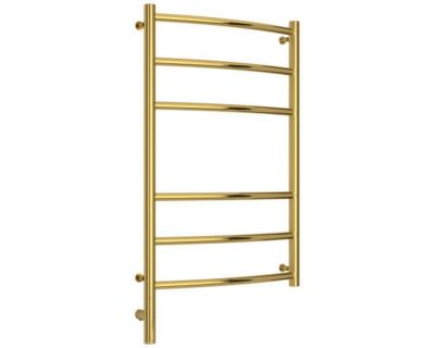 Полотенцесушитель электрический Сунержа Галант 3.0, высота 80 см, ширина 50 см, диммер слева/справа, цвет золото, 03-5800-8050/03-5801-8050