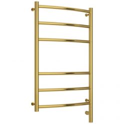 Полотенцесушитель электрический Сунержа Галант 3.0, высота 80 см, ширина 50 см, диммер слева/справа, цвет золото, 03-5800-8050/03-5801-8050