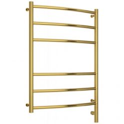 Полотенцесушитель электрический Сунержа Галант 3.0, высота 80 см, ширина 60 см, диммер слева/справа, цвет золото, 03-5800-8060/03-5801-8060