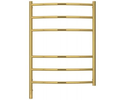 Полотенцесушитель электрический Сунержа Галант 3.0, высота 80 см, ширина 60 см, диммер слева/справа, цвет золото, 03-5800-8060/03-5801-8060