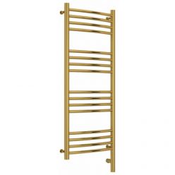 Полотенцесушитель электрический Сунержа Богема 3.0, высота 100 см, ширина 40 см, диммер слева/справа, цвет золото, 03-5802-1040/03-5803-1040