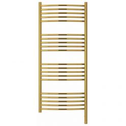 Полотенцесушитель электрический Сунержа Богема 3.0, высота 120 см, ширина 50 см, диммер слева/справа, цвет золото, 03-5802-1250/03-5803-1250