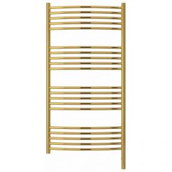 Полотенцесушитель электрический Сунержа Богема 3.0, высота 120 см, ширина 60 см, диммер слева/справа, цвет золото, 03-5802-1260/03-5803-1260