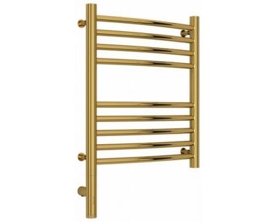 Полотенцесушитель электрический Сунержа Богема 3.0, высота 50 см, ширина 40 см, диммер слева, цвет золото, 03-5802-5040