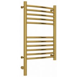 Полотенцесушитель электрический Сунержа Богема 3.0, высота 60 см, ширина 40 см, диммер слева/справа, цвет золото, 03-5802-6040/03-5803-6040