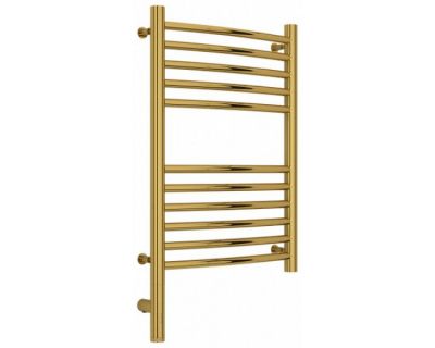 Полотенцесушитель электрический Сунержа Богема 3.0, высота 60 см, ширина 40 см, диммер слева/справа, цвет золото, 03-5802-6040/03-5803-6040