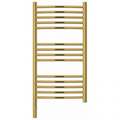 Полотенцесушитель электрический Сунержа Богема 3.0, высота 80 см, ширина 40 см, диммер слева/справа, цвет золото, 03-5802-8040/03-5803-8040