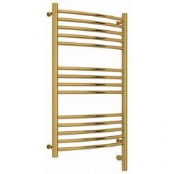 Полотенцесушитель электрический Сунержа Богема 3.0, высота 80 см, ширина 50 см, диммер слева/справа, цвет золото, 03-5802-8050/03-5803-8050