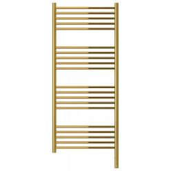 Полотенцесушитель электрический Сунержа Богема 3.0, высота 120 см, ширина 50 см, диммер слева/справа, цвет золото, 03-5804-1250/03-5805-1250