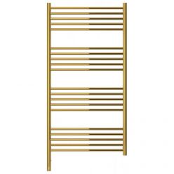 Полотенцесушитель электрический Сунержа Богема 3.0, высота 120 см, ширина 60 см, диммер слева/справа, цвет золото, 03-5804-1260/03-5805-1260