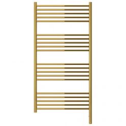 Полотенцесушитель электрический Сунержа Богема 3.0, высота 120 см, ширина 60 см, диммер слева/справа, цвет золото, 03-5804-1260/03-5805-1260