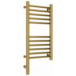 Полотенцесушитель электрический Сунержа Богема 3.0, высота 60 см, ширина 30 см, диммер слева/справа, цвет золото, 03-5804-6030/03-5805-6030