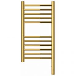 Полотенцесушитель электрический Сунержа Богема 3.0, высота 60 см, ширина 30 см, диммер слева/справа, цвет золото, 03-5804-6030/03-5805-6030