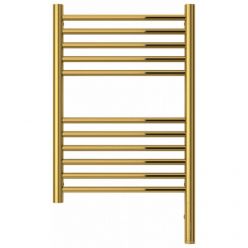 Полотенцесушитель электрический Сунержа Богема 3.0, высота 60 см, ширина 40 см, диммер слева/справа, цвет золото, 03-5804-6040/03-5805-6040