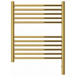 Полотенцесушитель электрический Сунержа Богема 3.0, высота 60 см, ширина 50 см, диммер слева/справа, цвет золото, 03-5804-6050/03-5805-6050