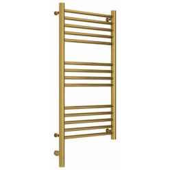 Полотенцесушитель электрический Сунержа Богема 3.0, высота 80 см, ширина 40 см, диммер слева/справа, цвет золото, 03-5804-8040/03-5805-8040