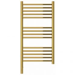 Полотенцесушитель электрический Сунержа Богема 3.0, высота 80 см, ширина 40 см, диммер слева/справа, цвет золото, 03-5804-8040/03-5805-8040