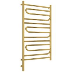 Полотенцесушитель электрический Сунержа Элегия 3.0, высота 100 см, ширина 60 см, диммер слева/справа, цвет золото, 03-5818-1060/03-5819-1060