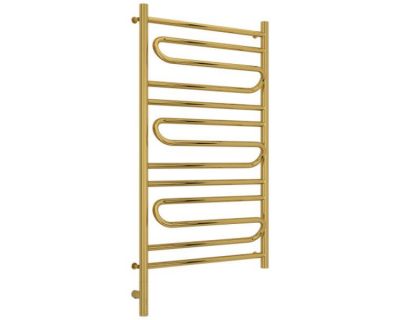 Полотенцесушитель электрический Сунержа Элегия 3.0, высота 100 см, ширина 60 см, диммер слева/справа, цвет золото, 03-5818-1060/03-5819-1060