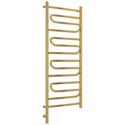 Полотенцесушитель электрический Сунержа Элегия 3.0, высота 120 см, ширина 50 см, диммер слева/справа, цвет золото, 03-5818-1250/03-5819-1250
