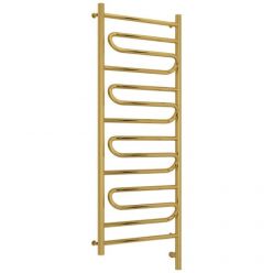 Полотенцесушитель электрический Сунержа Элегия 3.0, высота 120 см, ширина 50 см, диммер слева/справа, цвет золото, 03-5818-1250/03-5819-1250