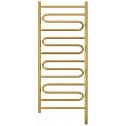 Полотенцесушитель электрический Сунержа Элегия 3.0, высота 120 см, ширина 50 см, диммер слева/справа, цвет золото, 03-5818-1250/03-5819-1250