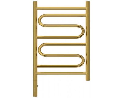 Полотенцесушитель электрический Сунержа Элегия 3.0, высота 60 см, ширина 40 см, диммер слева/справа, цвет золото, 03-5818-6040/03-5819-6040