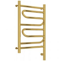 Полотенцесушитель электрический Сунержа Элегия 3.0, высота 60 см, ширина 40 см, диммер слева/справа, цвет золото, 03-5818-6040/03-5819-6040