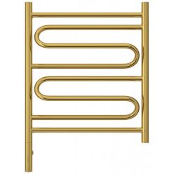 Полотенцесушитель электрический Сунержа Элегия 3.0, высота 60 см, ширина 50 см, диммер слева/справа, цвет золото, 03-5818-6050/03-5819-6050