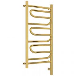 Полотенцесушитель электрический Сунержа Элегия 3.0, высота 80 см, ширина 40 см, диммер слева/справа, цвет золото, 03-5818-8040/03-5819-8040
