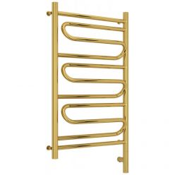 Полотенцесушитель электрический Сунержа Элегия 3.0, высота 80 см, ширина 50 см, диммер слева/справа, цвет золото, 03-5818-8050/03-5819-8050